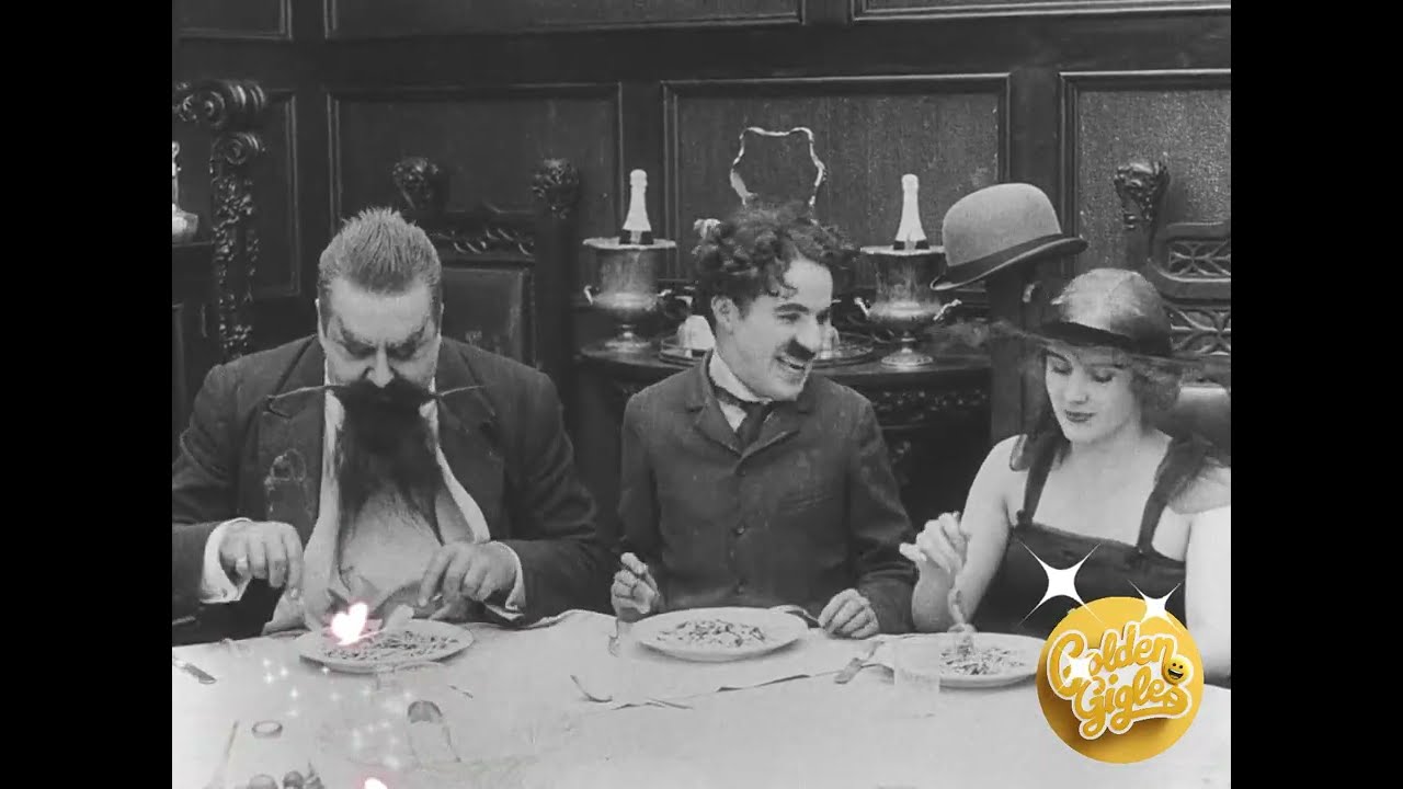 Charlie Chaplin Silent Film: Crashing the Dinner Party 🍽️😂 | The Count (1916) #Shorts
