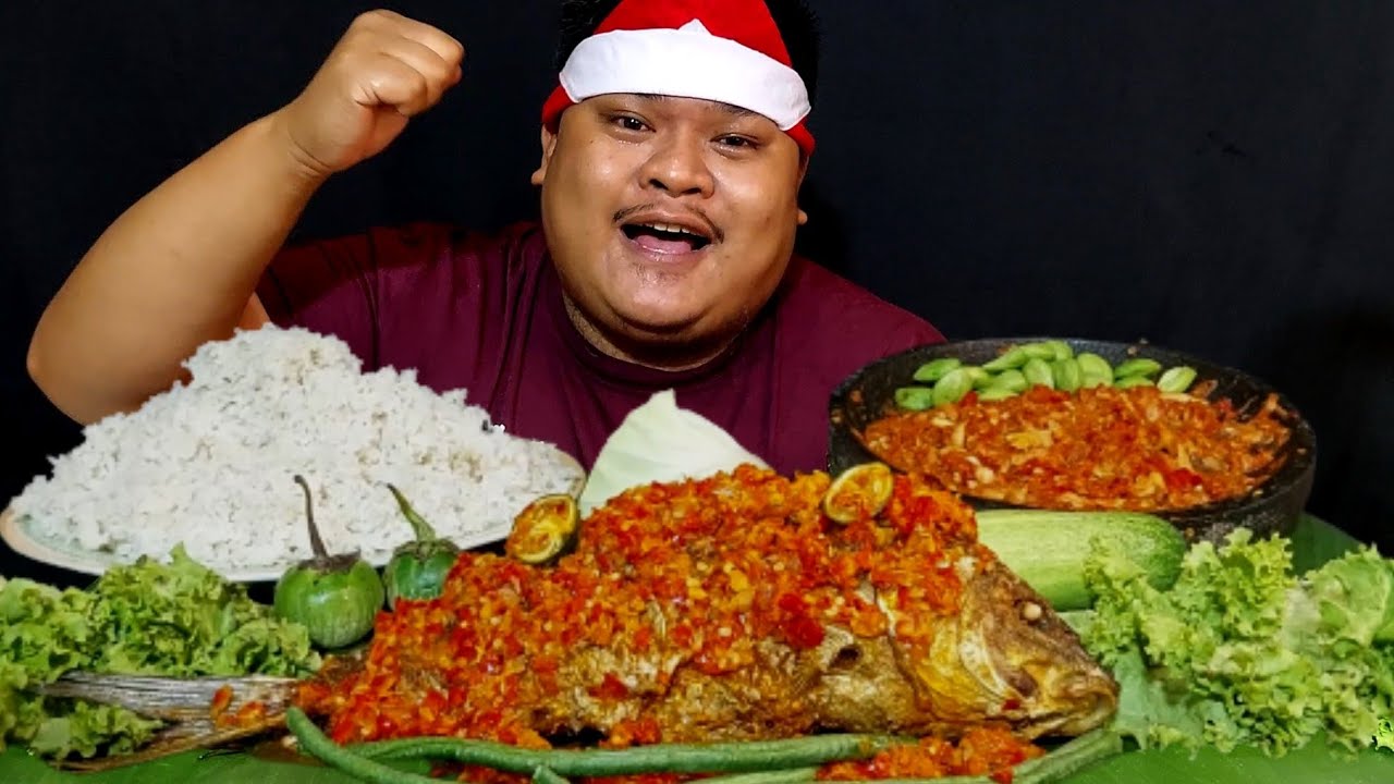 PECAK IKAN MAS SUPERJUMBO SAMBAL MANGGA MUDA LALAPAN MENTAH...