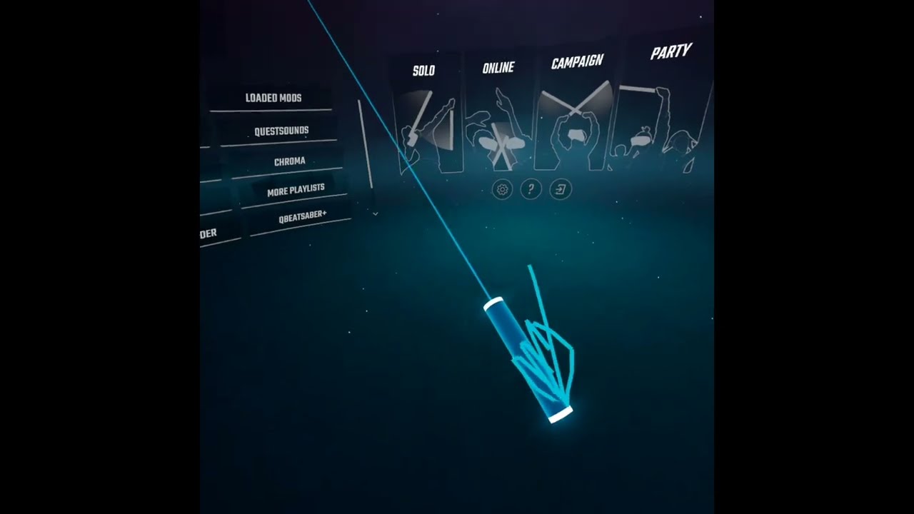 The Finger Saber mod in Beatsaber is torture!