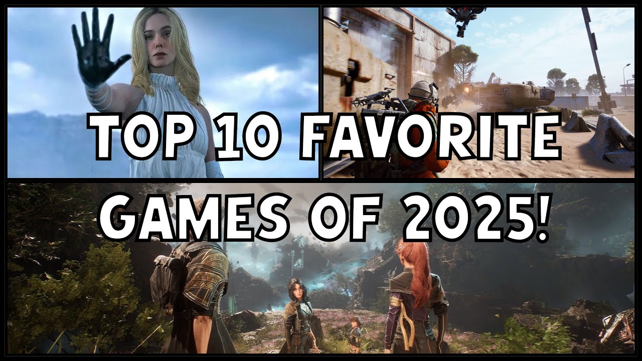 FAVORITE GAMES OF 2025 | My Top 10 Favorite Games of 2025!