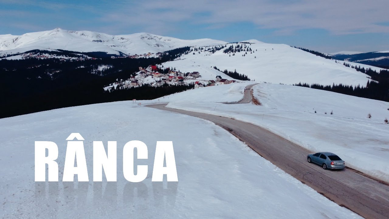 14 minute de zbor - Ranca Ski Resort, Gorj - aprilie 2021 - 4K