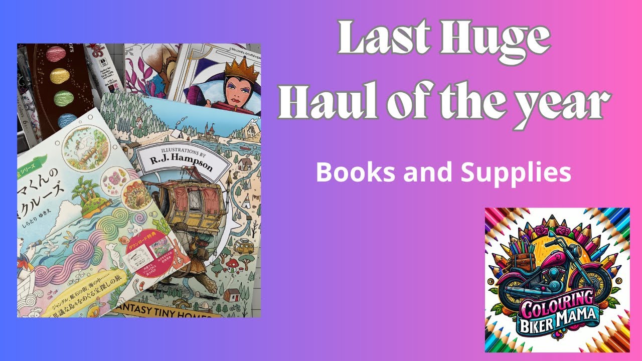 June 2024 Haul! New Coloring Books and Coloring Supplies!
