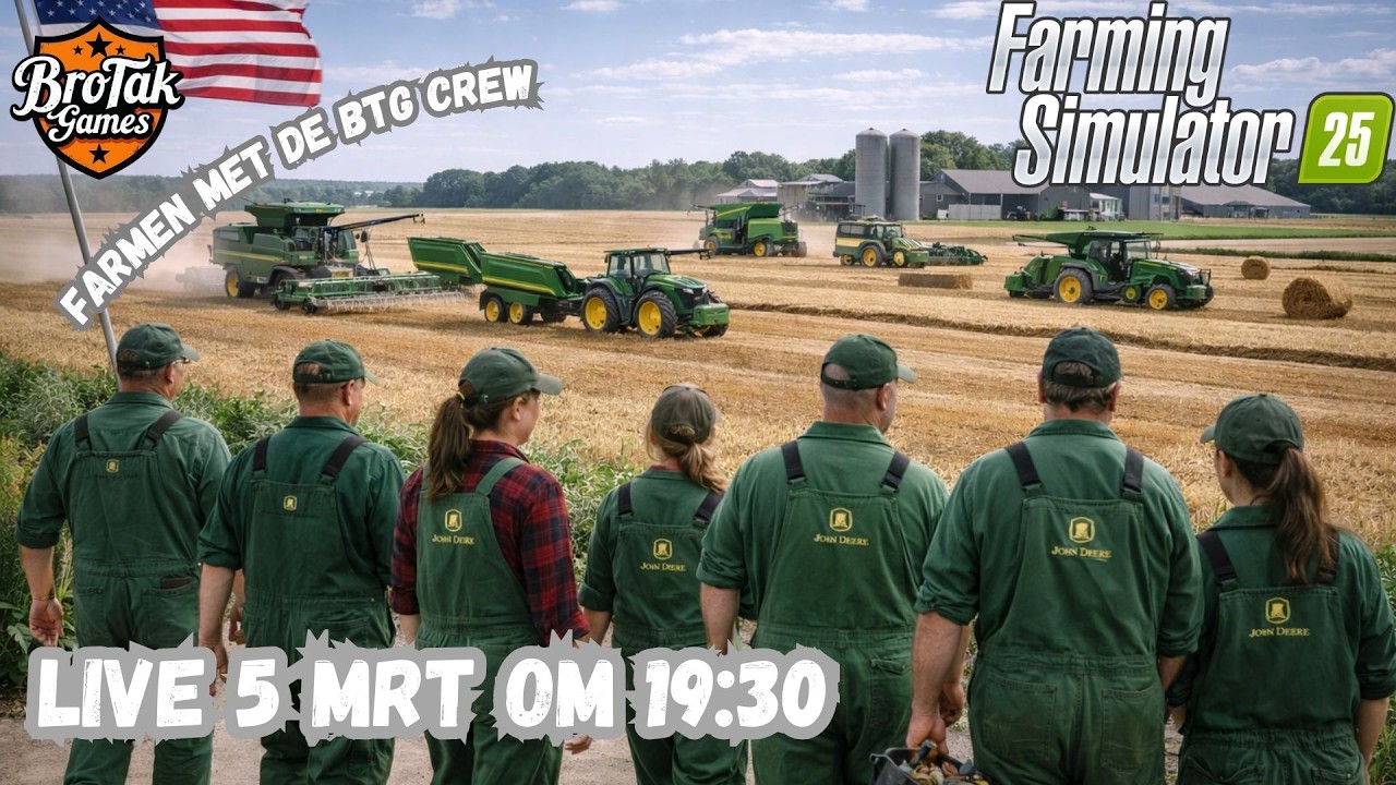 We zijn (helaas) MOETEN verhuizen NU zijn we in de USA 💪 | #farm #farmingsimulator25  (NL)