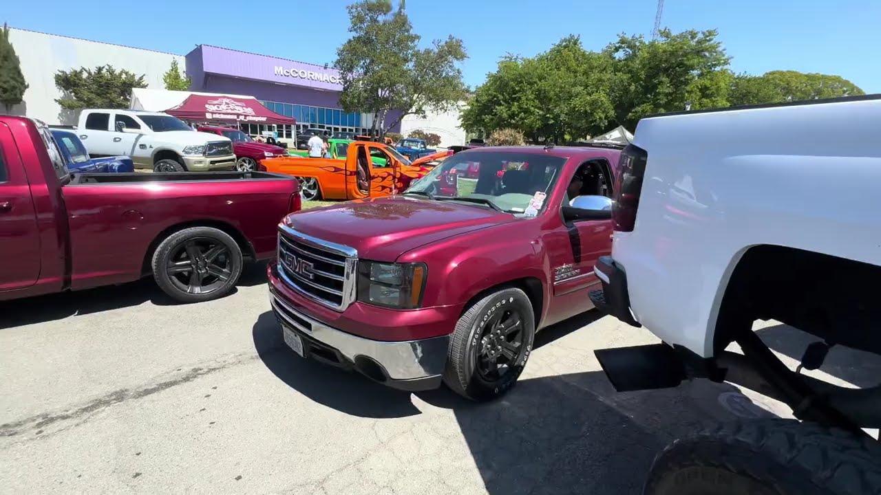 Trokiando in the Bay Vlog legal truck Event  #truck #silverado #liftedtrucks #candypaint #offroad