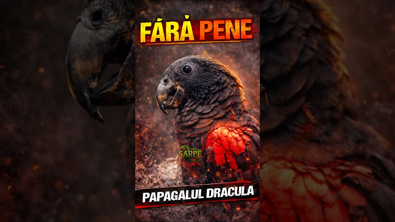 Papagalul Dracula are un secret uimitor – Dracula Parrot