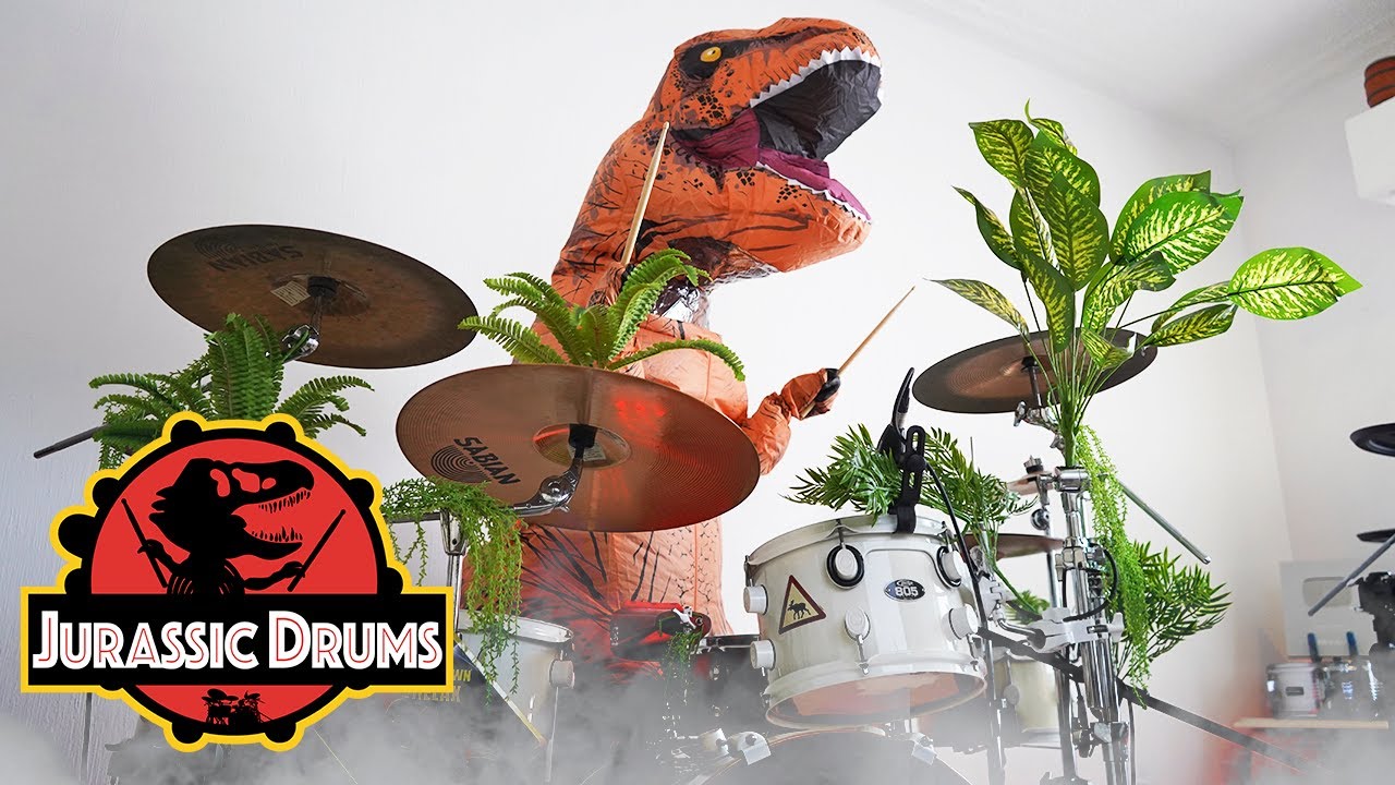 Jurassic Park but it's on DRUMS!