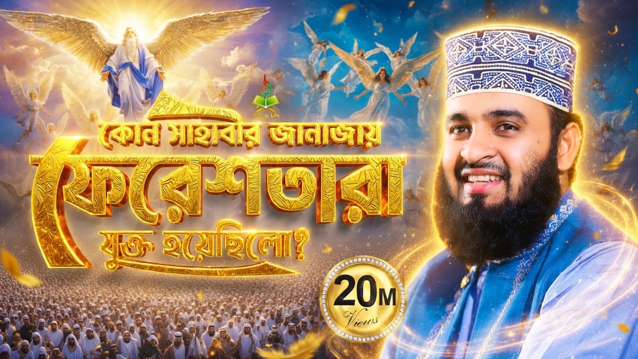সাহাবীর জানাজায় ফেরেশতা নেমে এলো আকাশ থেকে, অবিশ্বাস্য সত্য ঘটনা!! Mizanur Rahman Azhari Waz