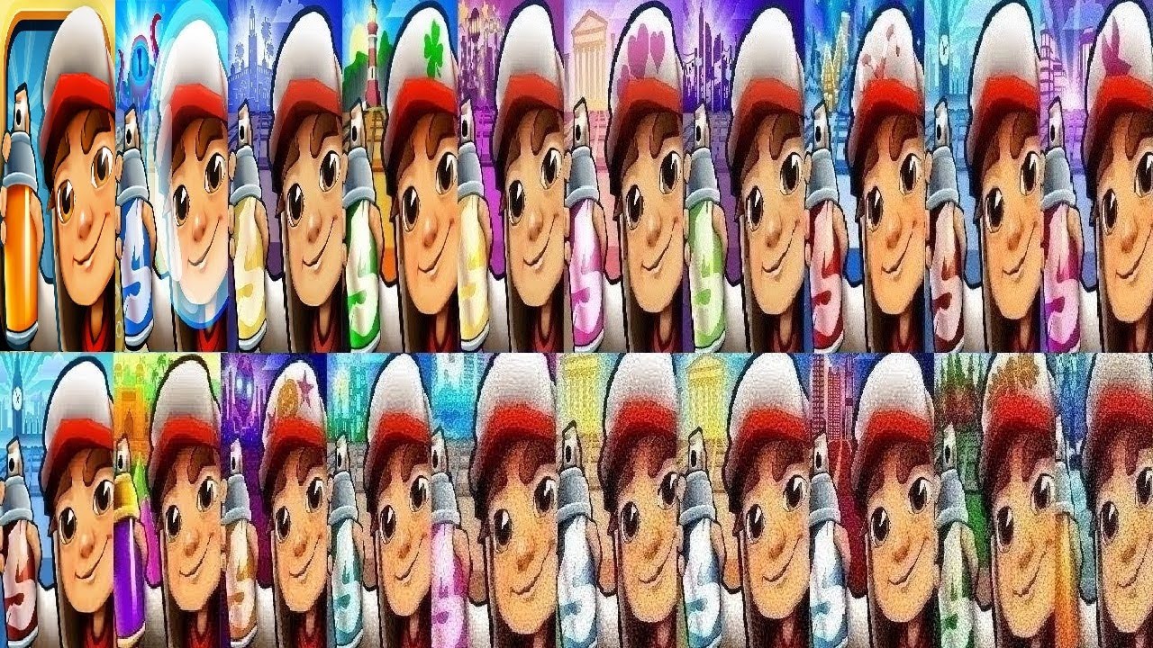Subway Surfers Classic VS Underwater Marrakesh Easter Ireland Vegas Queens Shenzhen Christmas London