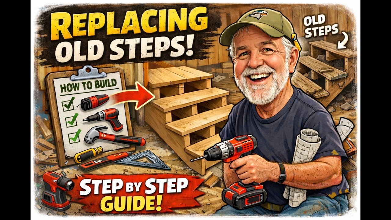 👉 “Replacing Sketchy Basement Steps — Step-by-Step Build”