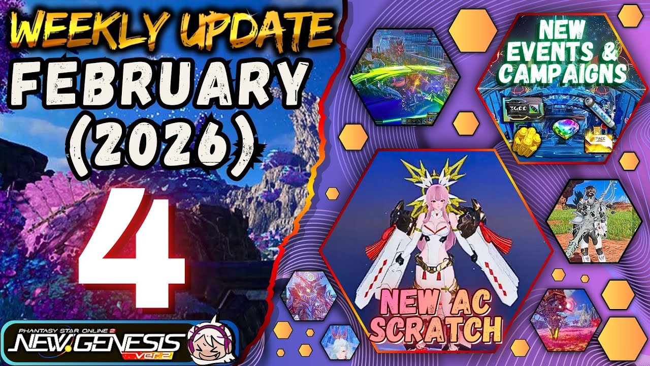 [PSO2:NGS] - FEBRUARY_4 UPDATE 2025 (🤗Steam)
