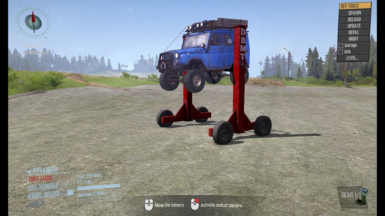 Spintires Mudrunner gameplay o06j5q1n VS A-3151 Vehicle Driving In The mud.