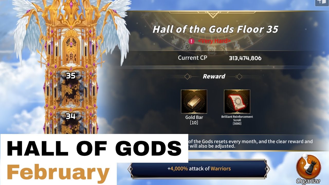 Hall of Gods: Stage 1-35 | February (Sword Master Story) 