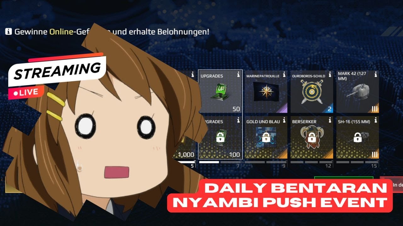 Daily gabut Nyambi Event | Modern Warship #live