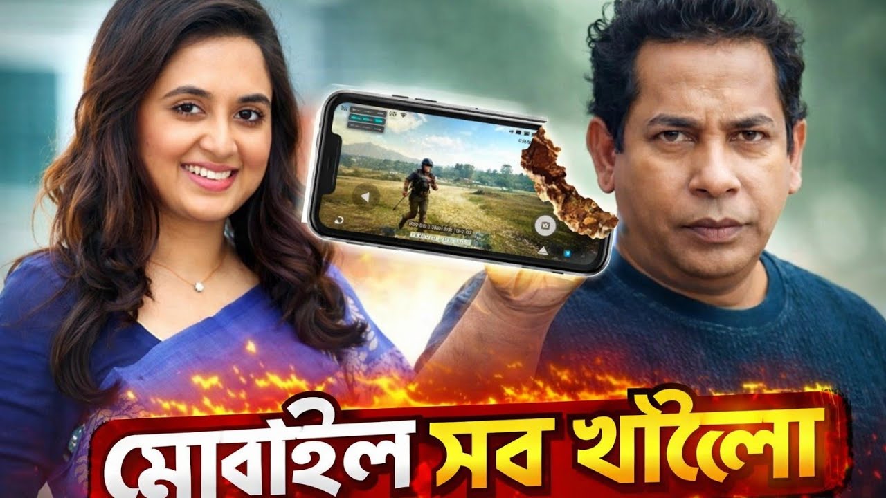  mobaile shob khaiche/মোবাইলে সব খাইছে//  Mosaraf karim //Jannatul sumaiya himi // Natok Bit