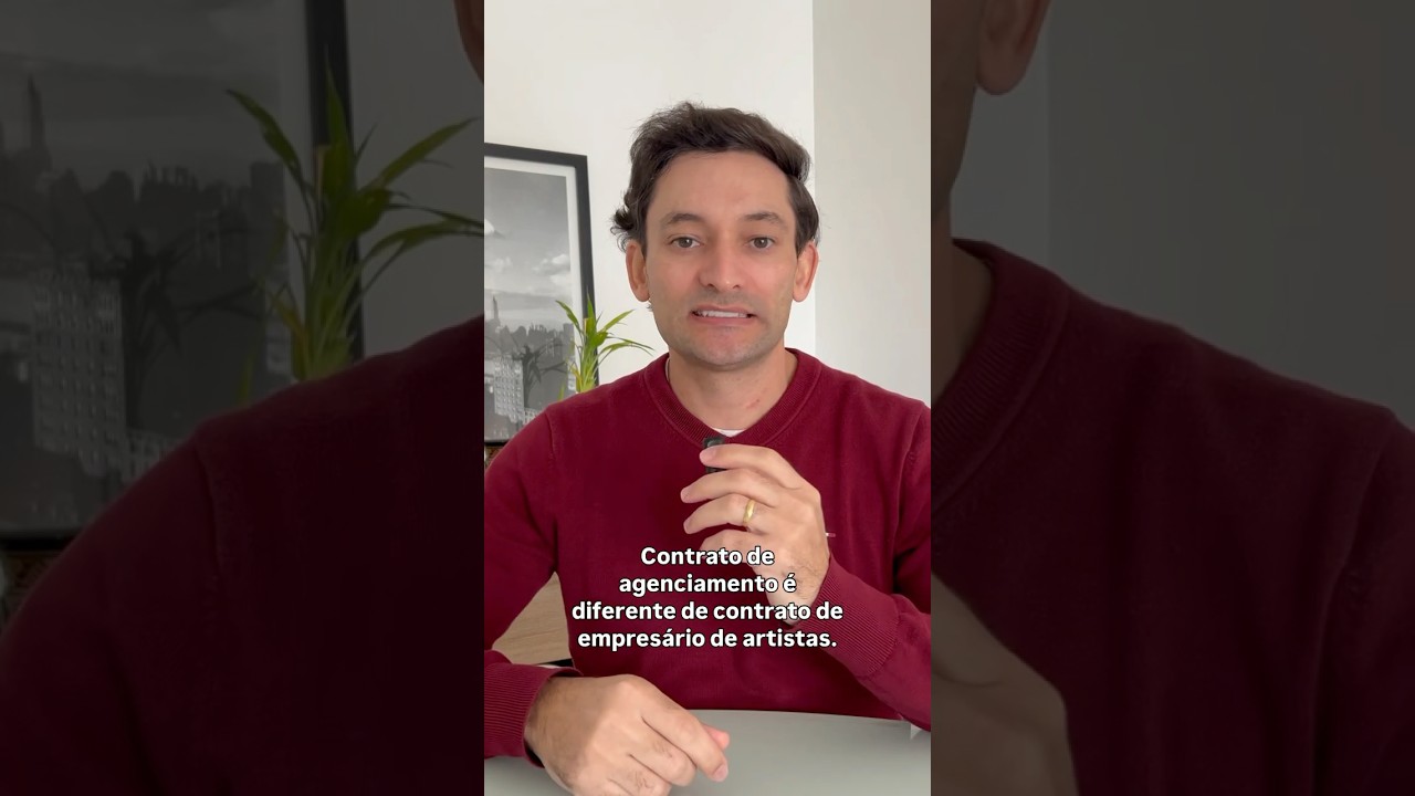 Contrato de Agenciamento Art&iacute;stico #musicbusiness #independente #empresario #influencer #contrato
