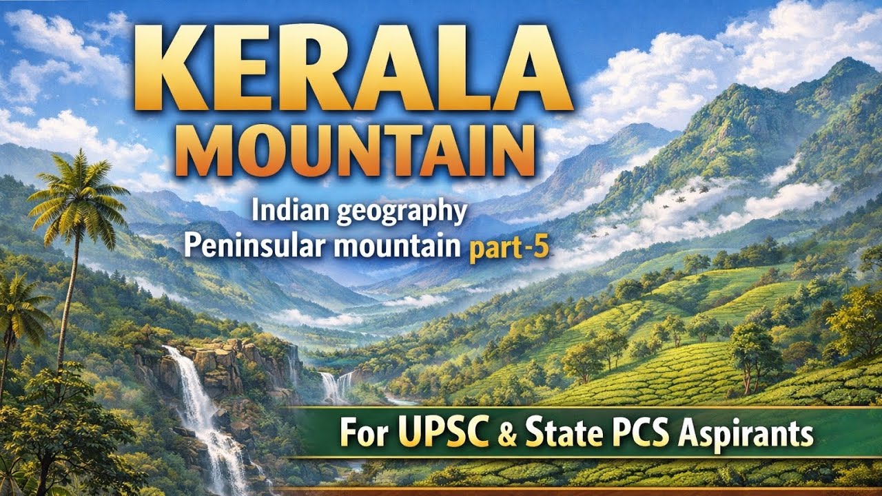 Kerala Mountains | Peninsular Mountain Part 5 | Indian Geography | UPSC & State PCS