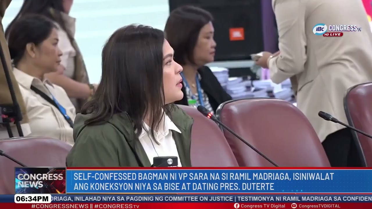 #CongressNews | Self-confessed 'bagman' ni VP Sara Duterte na si Ramil Madriaga