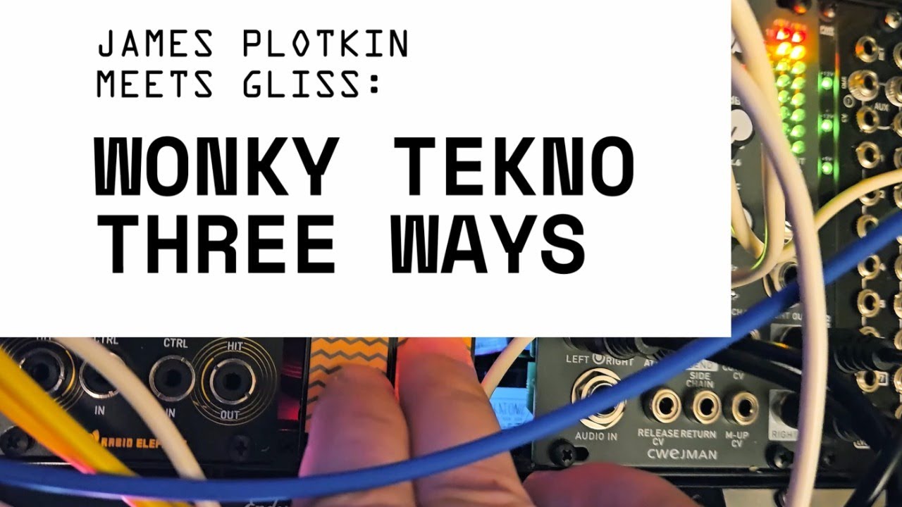 James Plotkin Meets Gliss: Wonky Tekno Three Ways