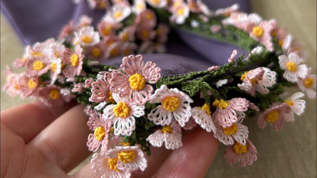 İğne Oyası Papatya Modelinin Tohumu 🌼 Püf Noktalarıyla Detaylı Anlatım | Tasarım Bana Ait