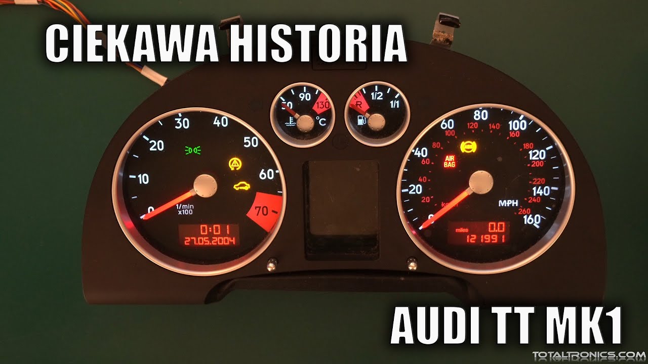 #9 Naprawa licznika Audi TT MK1 - ciekawa historia