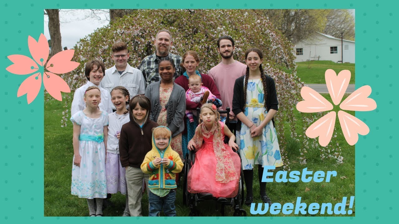 our Easter weekend! Wren and Hannah's FIRST EASTER!