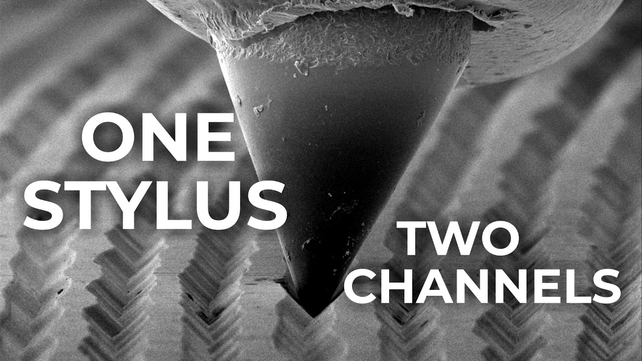 Одна канавка. Два канала. Под электронным микроскопом.