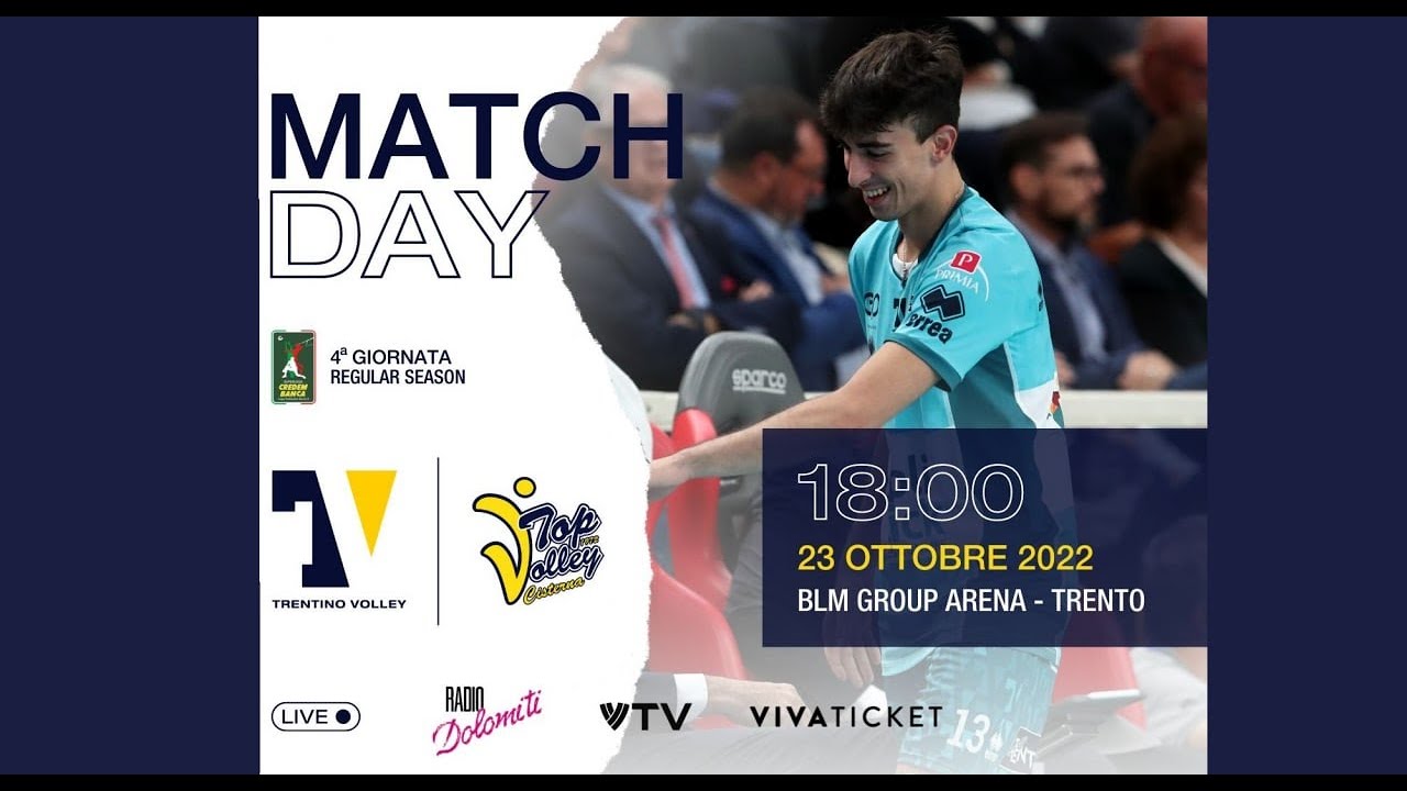 Lega Pallavolo Serie A, 4 tour, Трентино - Цистерна, Trentino - Cisterna, 23.10.2022