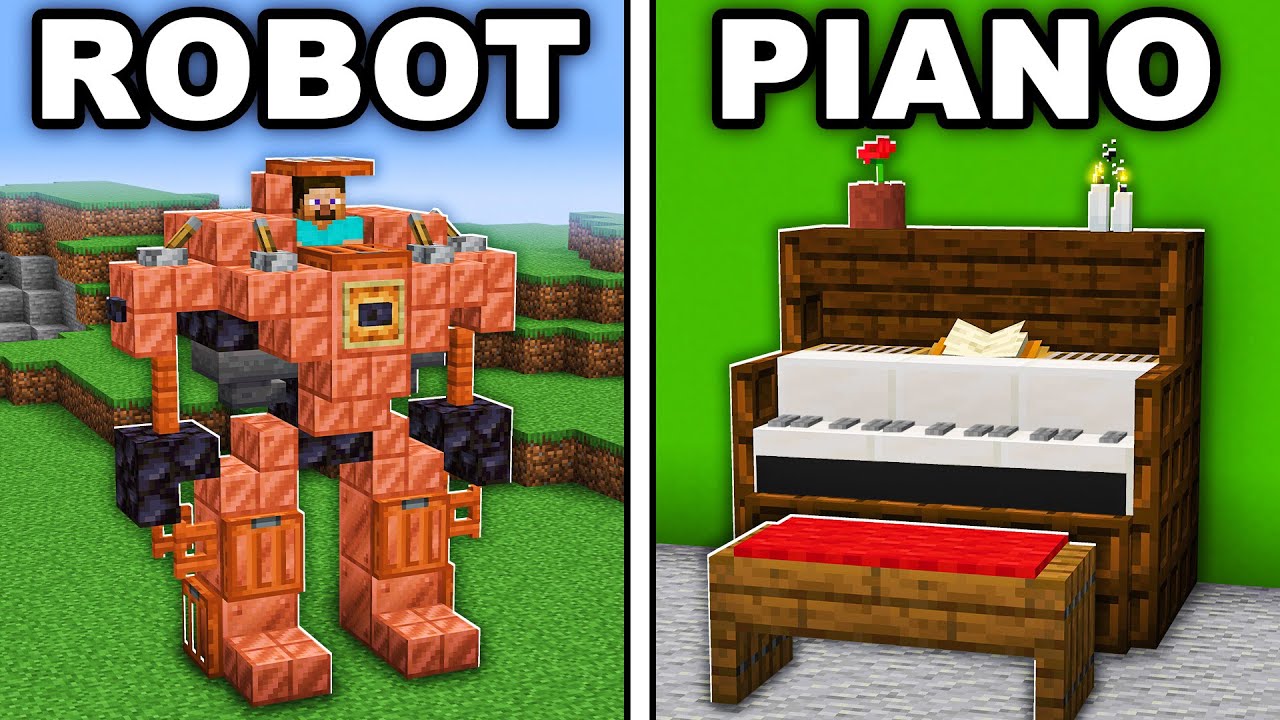 10 BUILDS HACKS que TU n'as JAMAIS VU sur Minecraft !