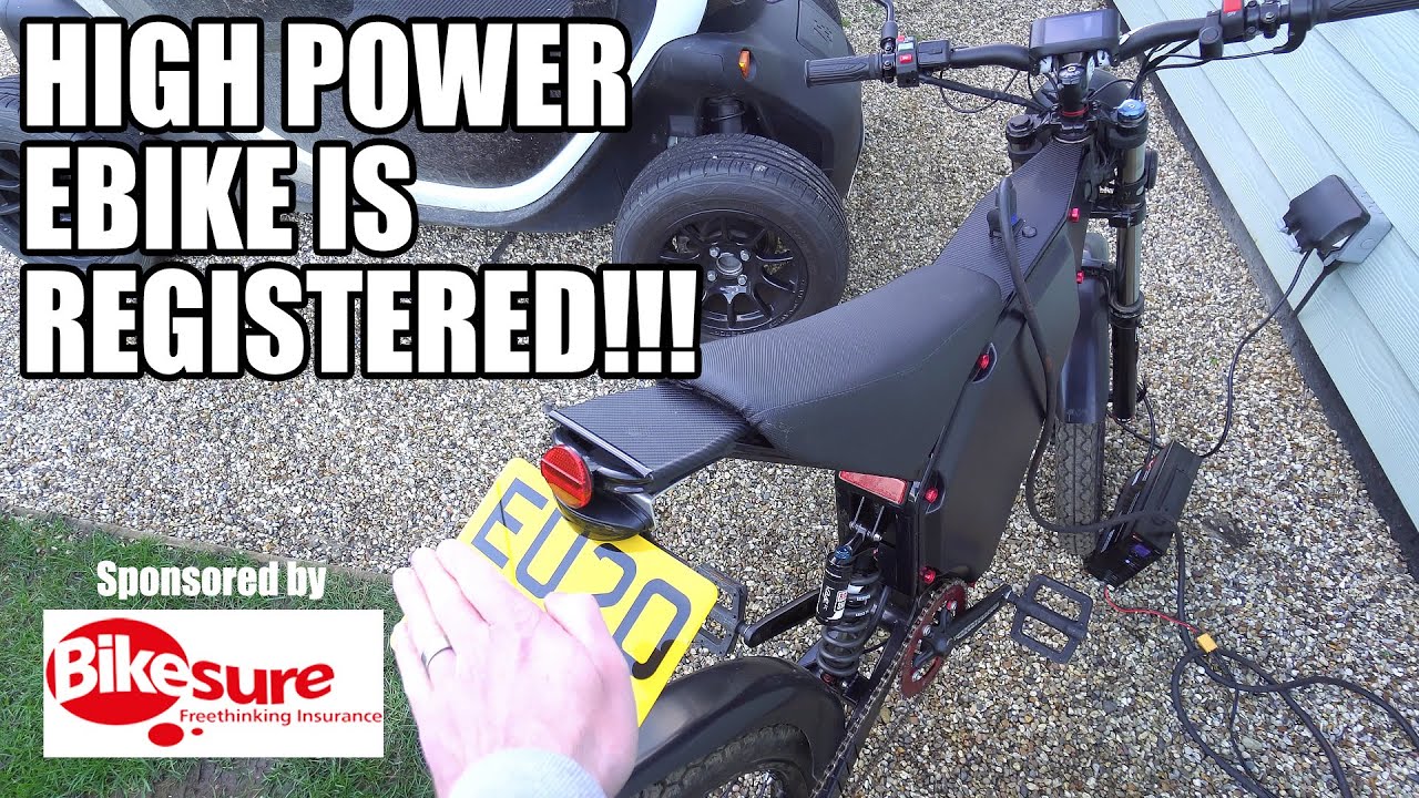 THE EBIKE IS FINALLY REGISTERED!!!