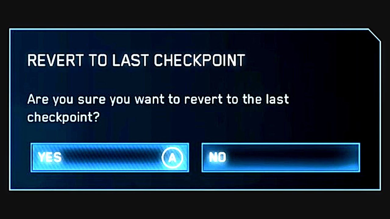 REVERT TO LAST CHECKPOINT [Highlights #33]