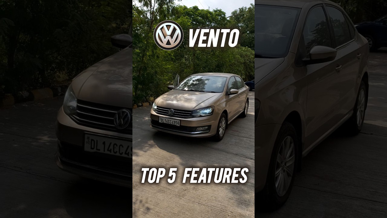 VW Vento Top 5 Features #Vento #VolkswagenVento #VentoFeatures #CarReview #VolkswagenIndia