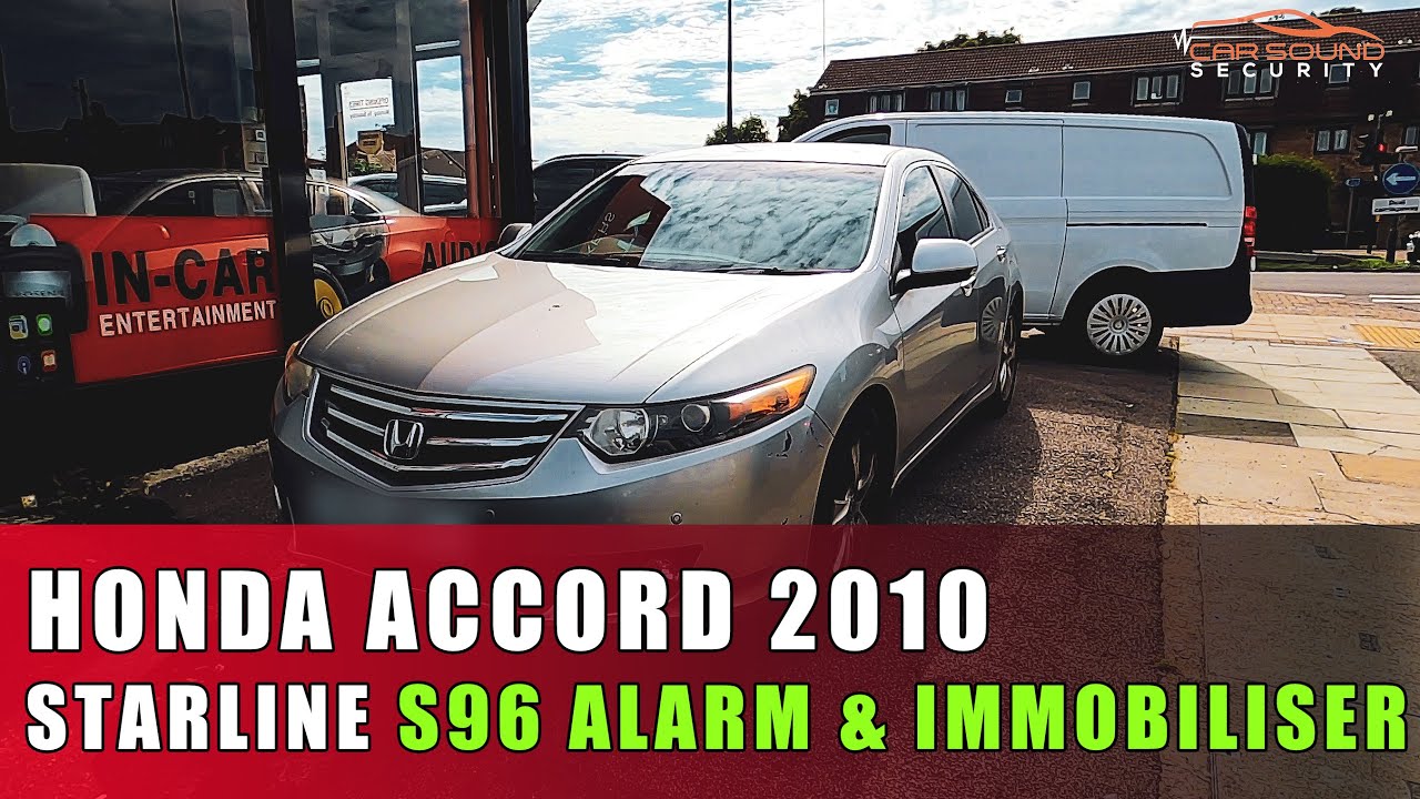 Honda Accord 2010 Starline S96 Alarm & Immobiliser With Warn Away Sensor & Phone Call Notification