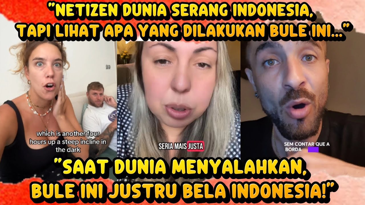Bule-bule Ini Gak Terima Indonesia Di Hujat, Lihat Reaksi Mereka 😱 #momenviral  #julianamarins