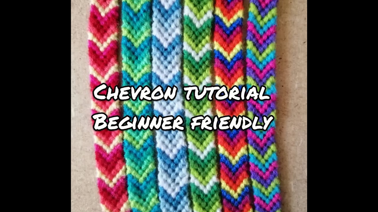 DIY friendship bracelet chevron tutorial beginner friendly ~ By Mijntje
