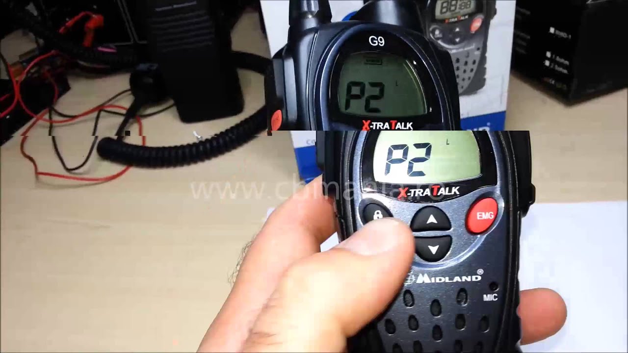 Midland Alan G9 prezentare functii statie radio PMR LPD