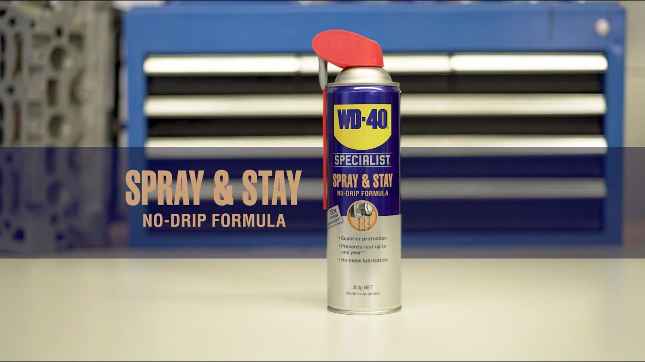 How to Lubricate Vertical, Elevated and Overheard Surfaces With WD-40 Specialist Spray & Stay