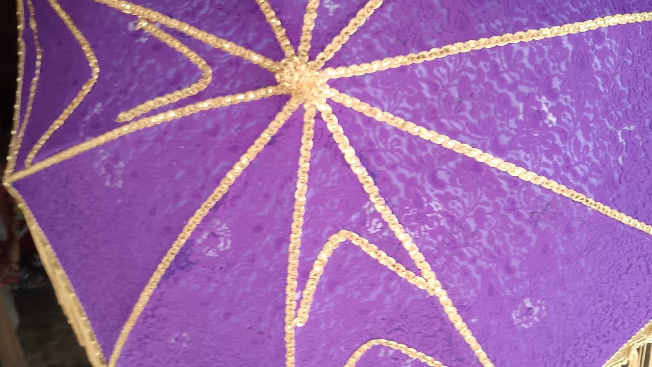 how to make removable bridal umbrella.#creative #diy #bridalumbrella