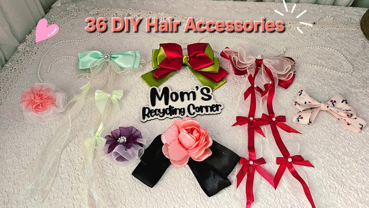 36 DIY Hair Accessories Ideas | Handmade Hair Clips Compilation