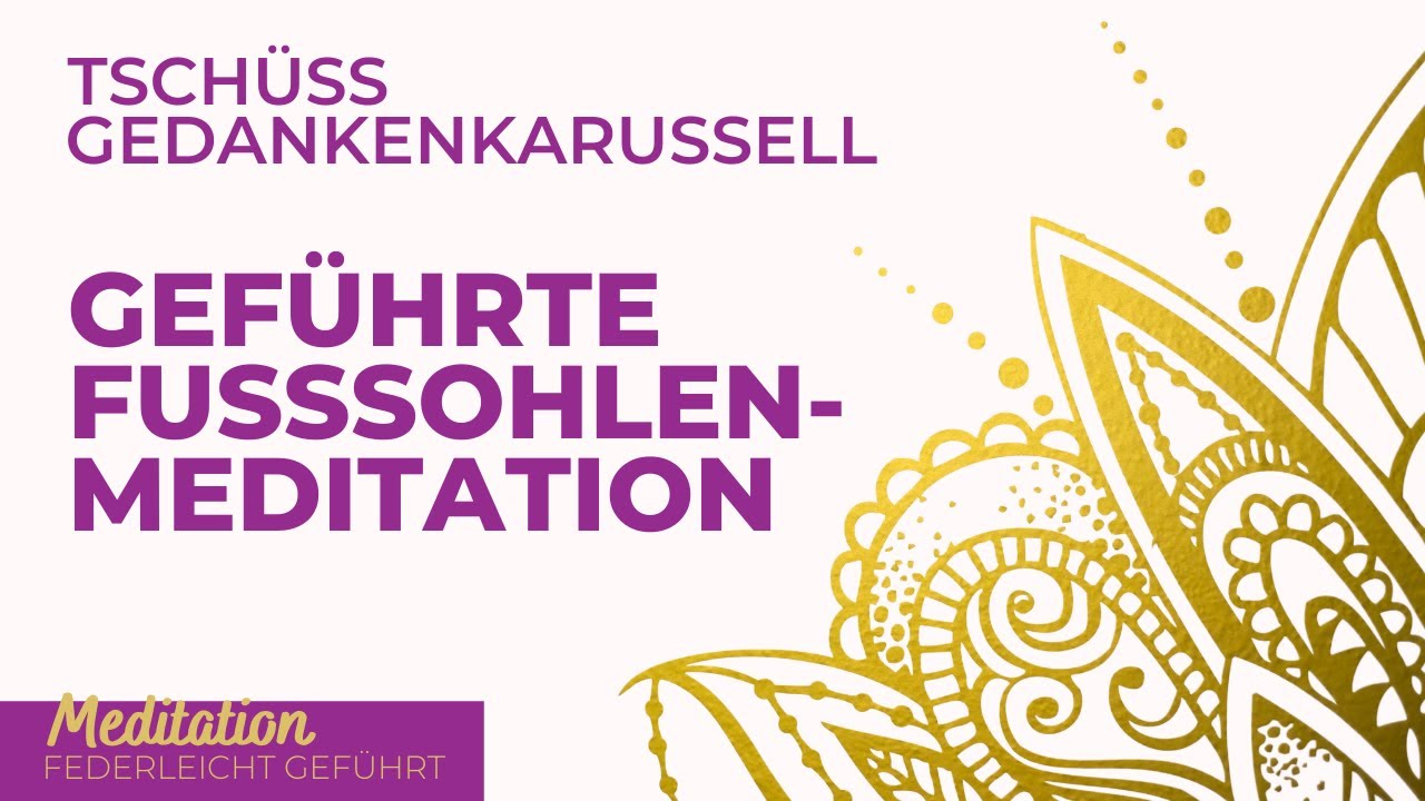 Mit dieser Meditation kommst du aus deinem Gedankenkarussell: Grübeln ade!
