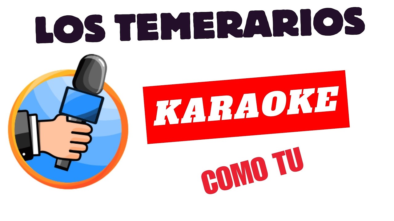 🎺 Como Tú | 🎤 KARAOKE | Los Temerarios | (Maya) 🎸