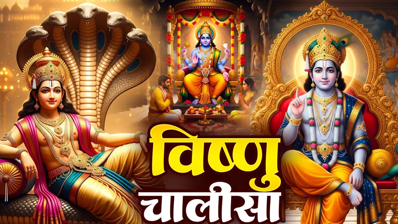 बृहस्पतिवार प्रातः काल श्री विष्णु चालीसा Vishnu Chalisa सुनने से सभी मनोकामनाएं पूर्ण होतीं हैं
