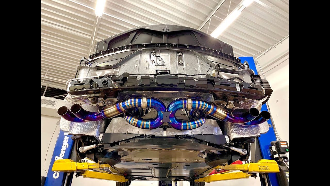 Juggernaut Motorsports C8 Corvette C8R Race Titanium Cat back Exhaust System