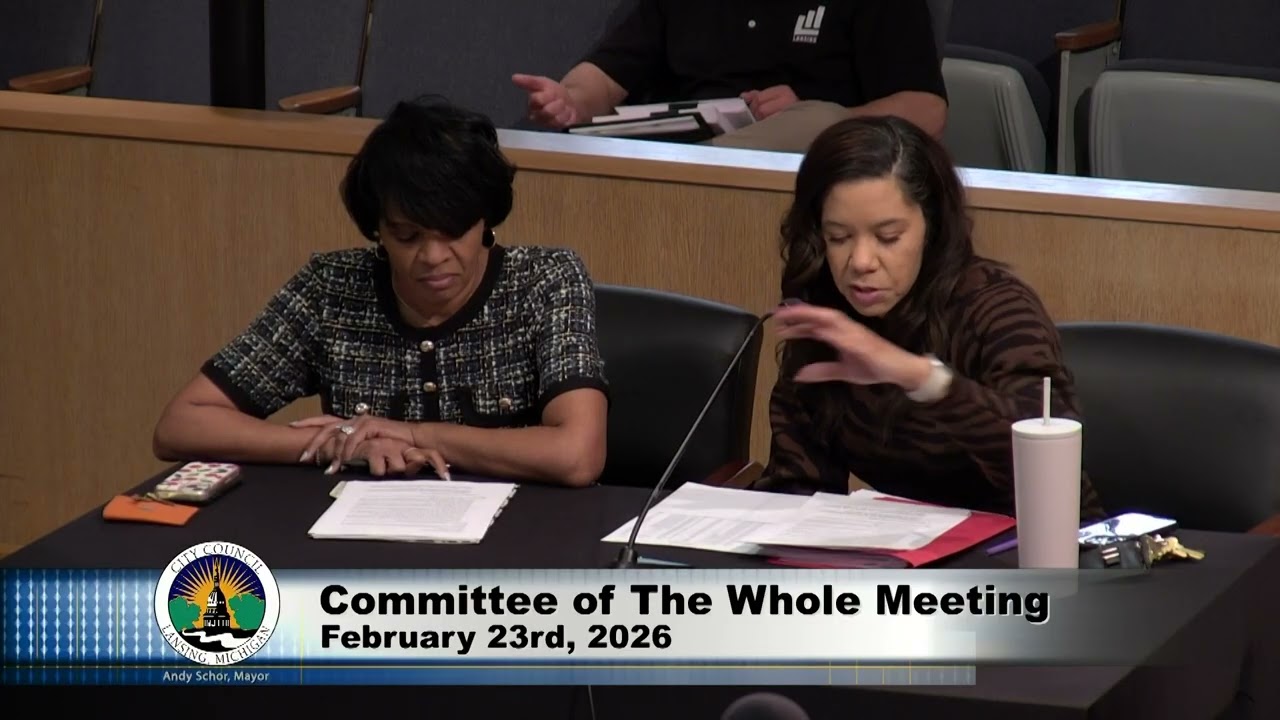 February 23rd, 2026 Committee of the Whole Meeting