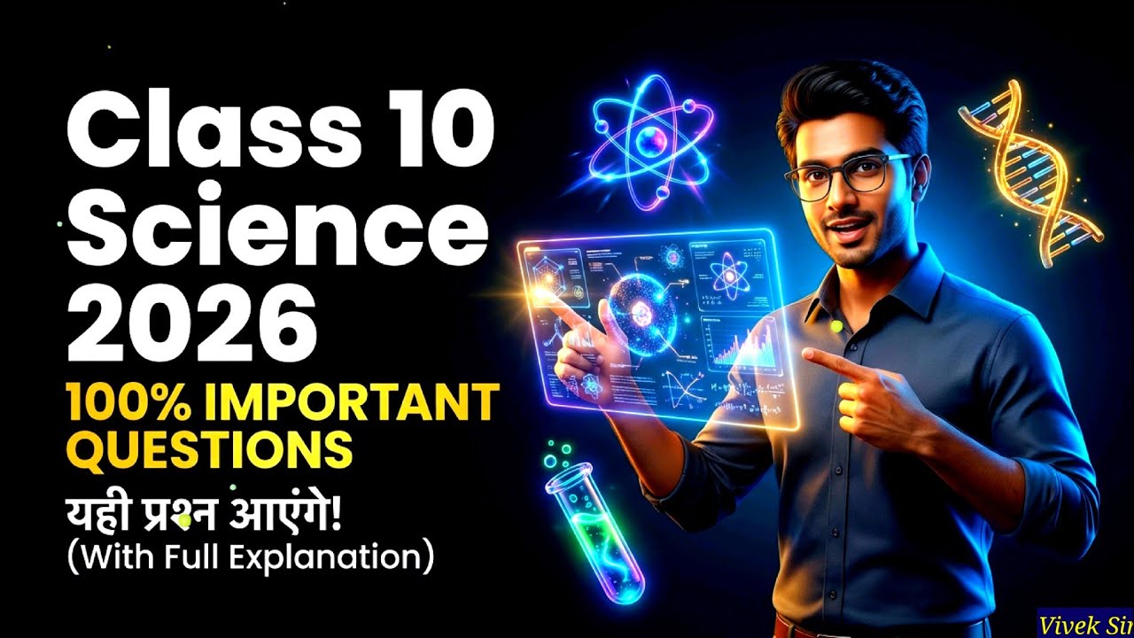 Class 10 Science Most Expected PYQ Questions | Board Exam 2026