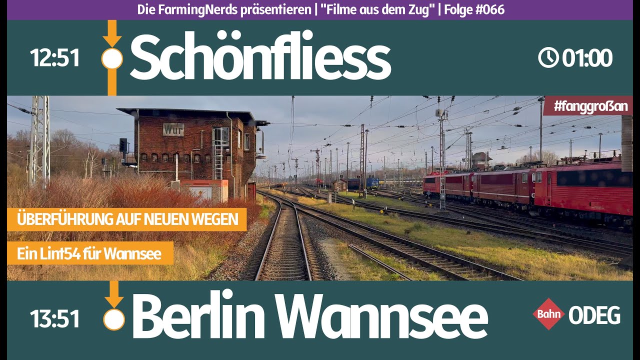 #066 | Führerstandsmitfahrt | Überführung auf neuen Wegen (WE - BWUS - BSPN - BWS) | ALSTOM Lint54