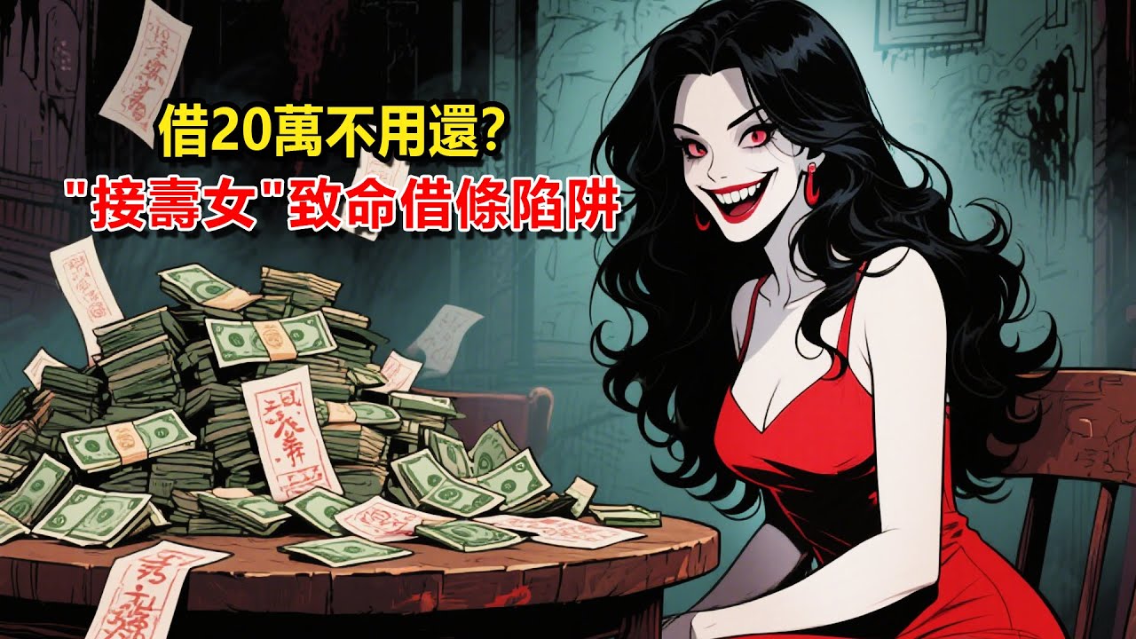 我的男友又懶又醜還想軟飯硬吃，不僅借了我20萬不想還，更在得知我無依無靠後，向我索要更多的錢，他認為我是孤女好拿捏，殊不知我是個接壽女，從我手中借走的錢，可都是要用命來還的！