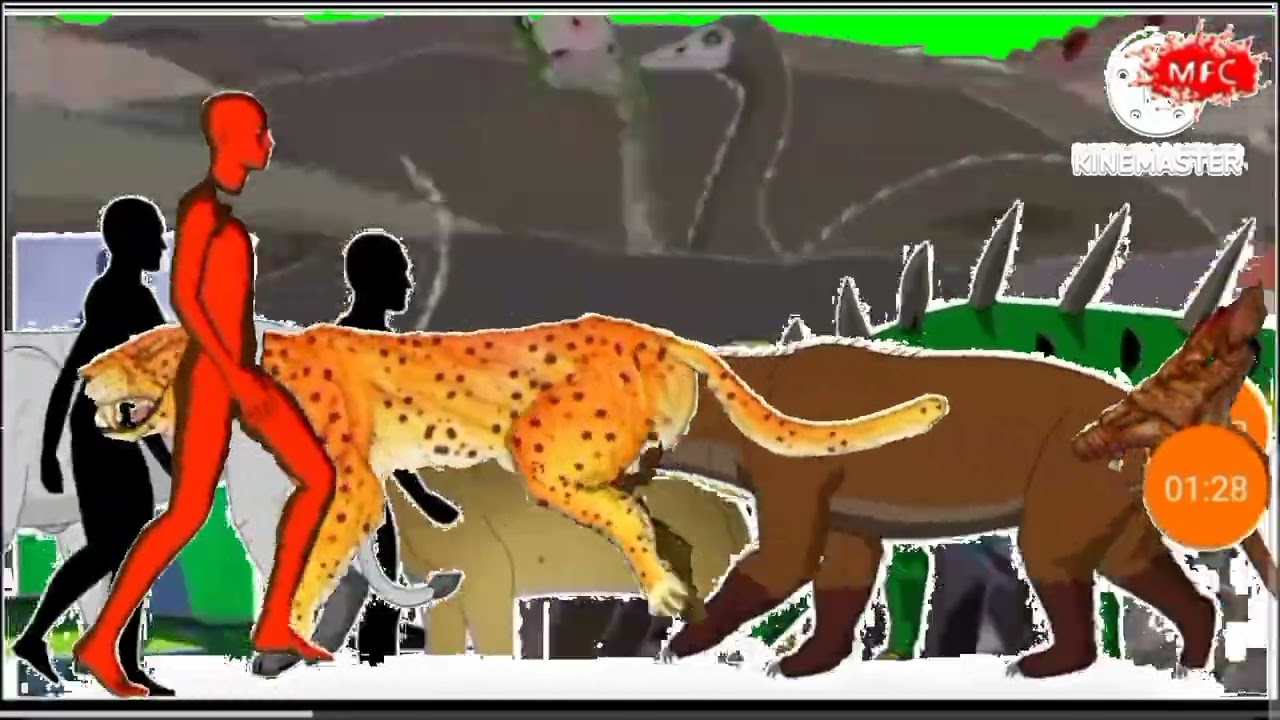 cenozoic beasts stampede green screen music