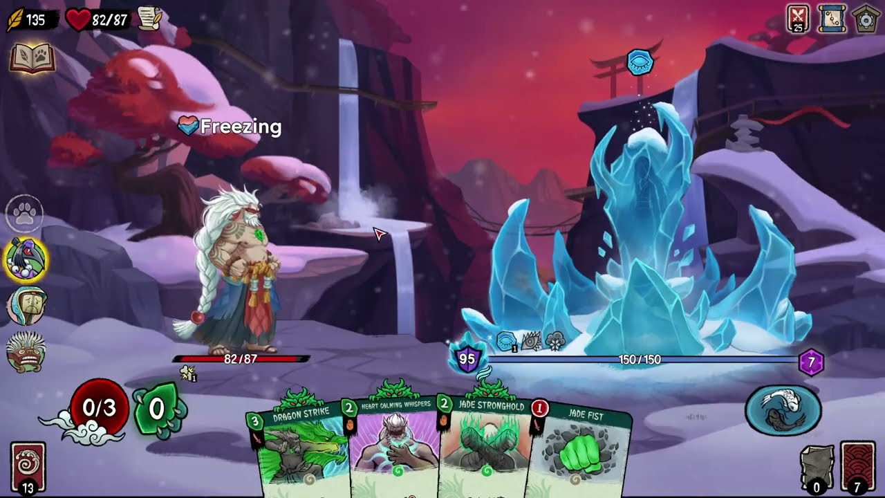 Defeating Yuki Onna - No Commentary - Talespinner Demo pt 3, Roguelike Deckbuilder Longplay