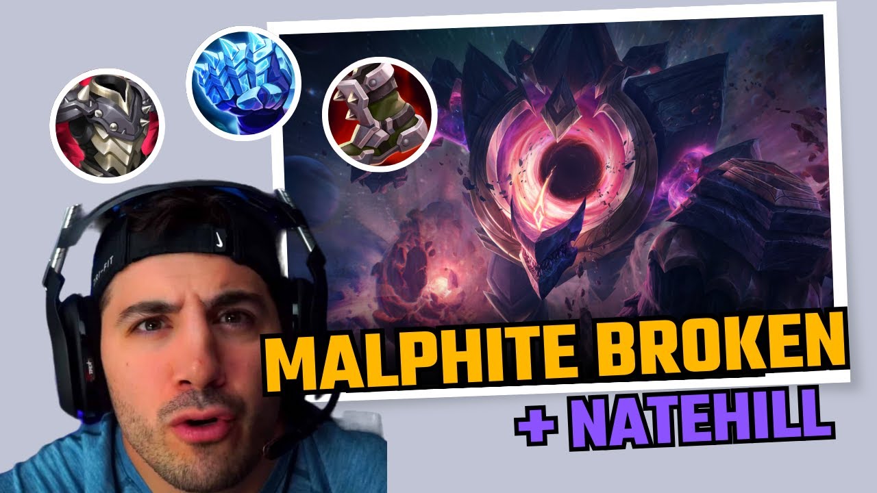 NICKMERCS as MALPHITE and Natehil as JHIN- LEAGUE OF LEGENDS
