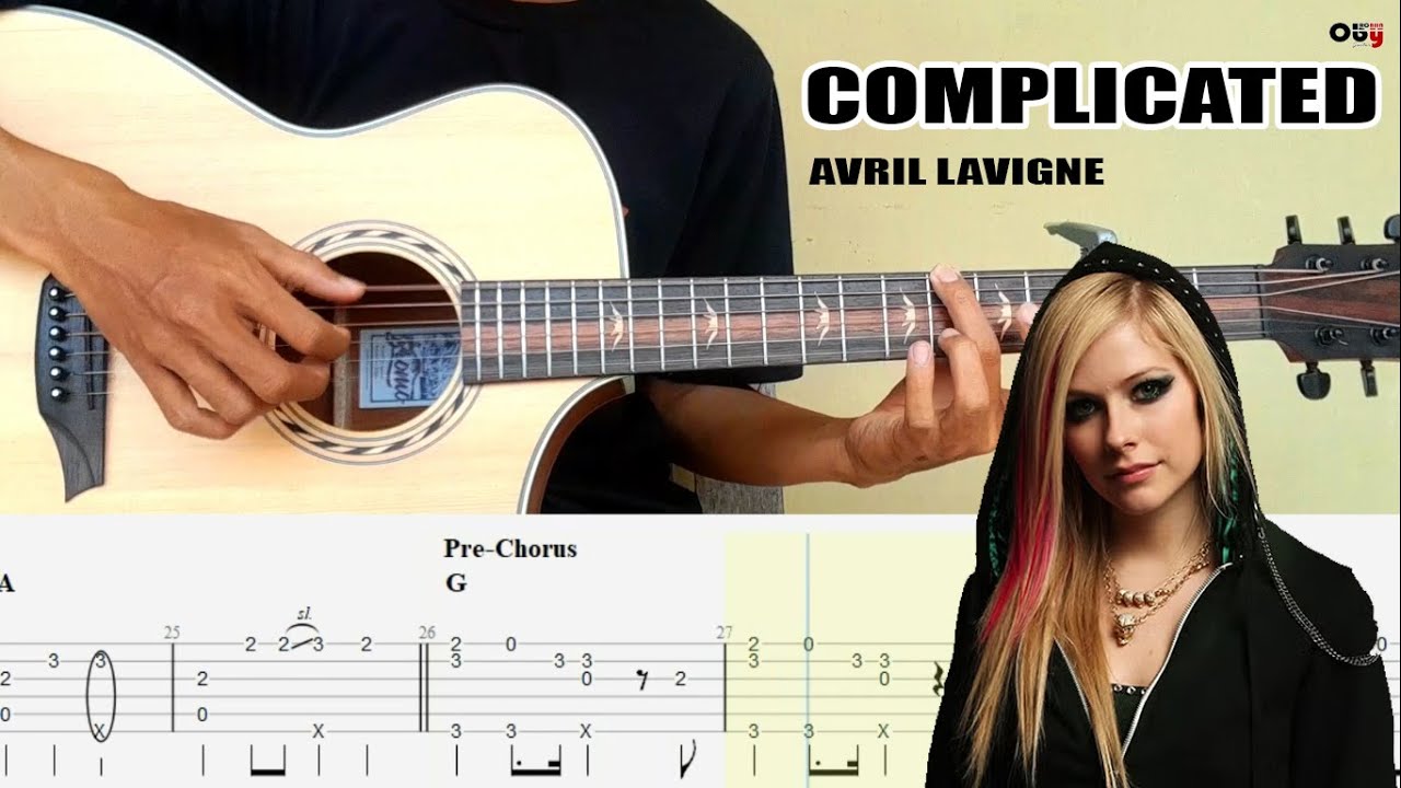 (Avril Lavigne) Complicated - Fingerstyle Guitar + TAB